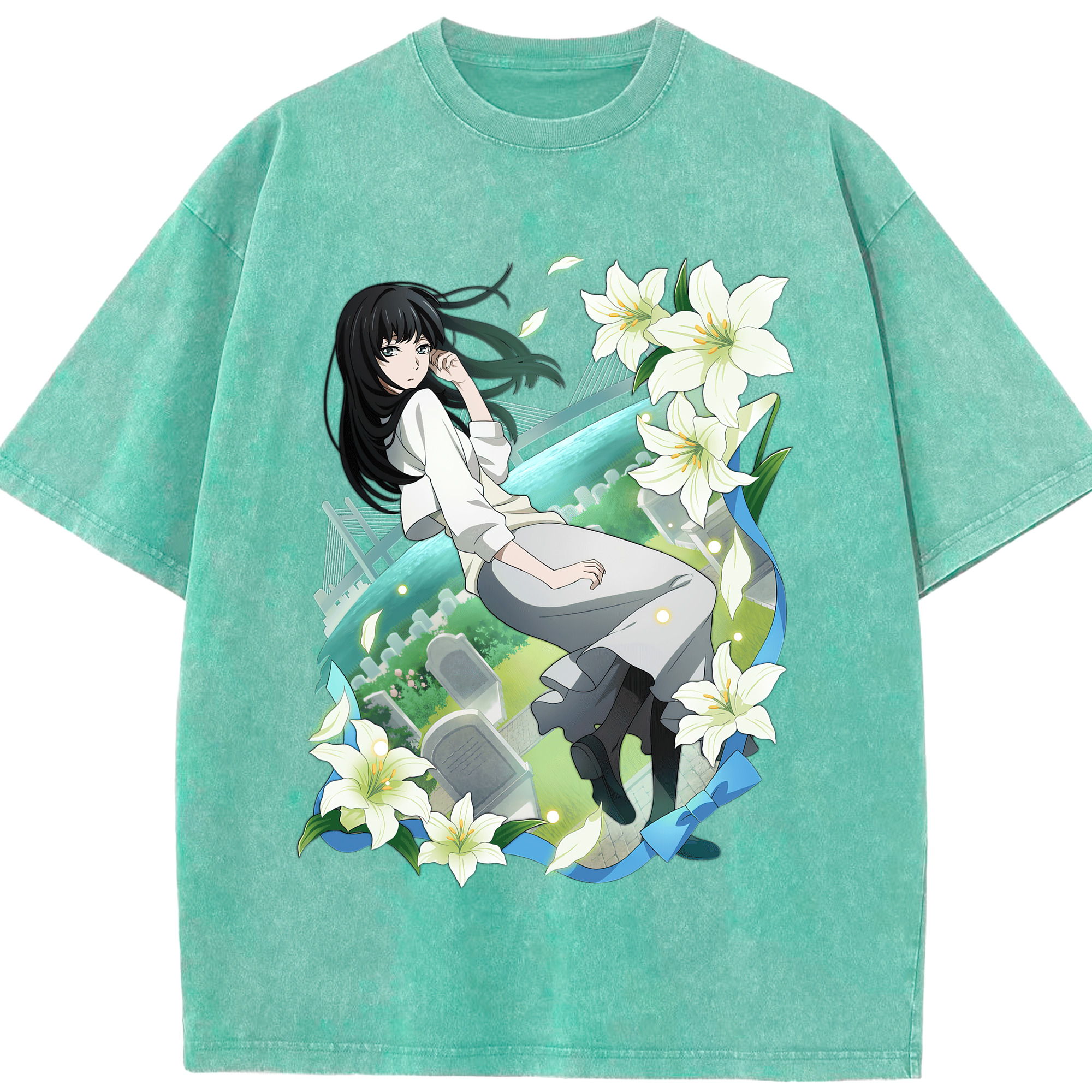 （画像用） 文豪ストレイドッグス Bungo Stray Dogs 綿100% ヴィンテージ風 半袖Tシャツ（フロントプリント）